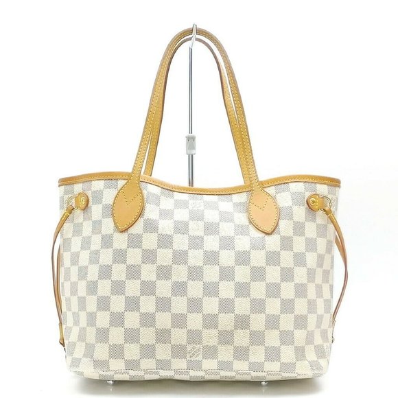 Louis Vuitton Handbags - 100% Authentic Louis Vuitton Neverfull PM Damier Azur Tote Bag
